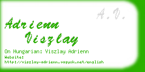 adrienn viszlay business card